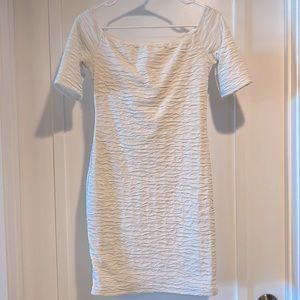 Aqua Bloomingdale’s Women’s Dress White Size Small
